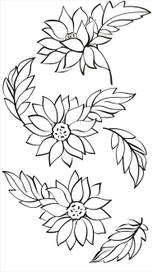 Detail drawing of flowers