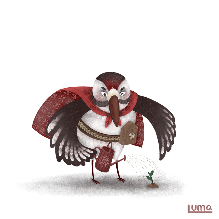 Дятел Беринар и мышь Марго