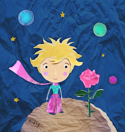 Маленький принц и роза