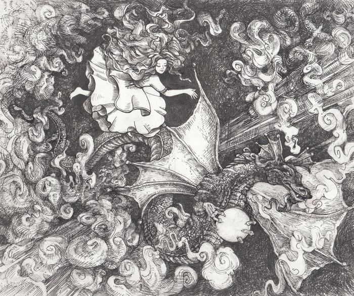 Легенда о Волшебной бусине. Иллюстрация к народной песне