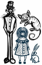 Персонажи "Алиса в Стране Чудес"