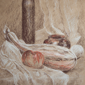 Натюрморт на крафте 4