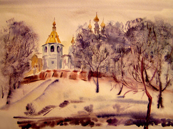 Покровский..зимой..