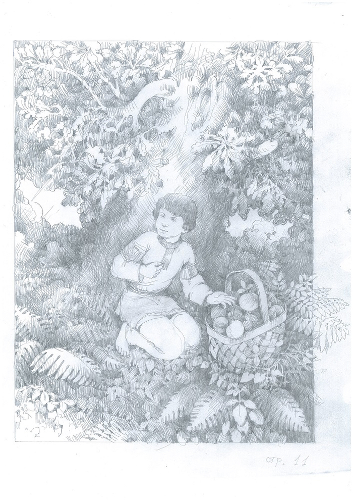 Как мальчик рассказывал про то, как его в лесу застала гроза