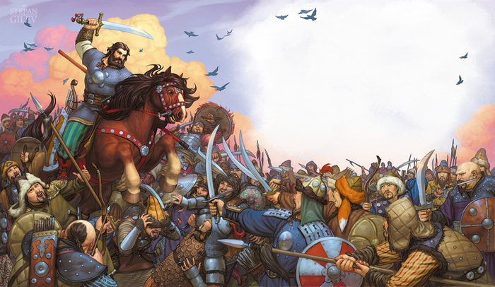 Иллюстрация к былине "Илья Муромец"