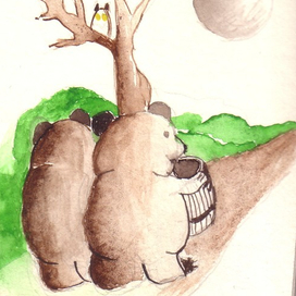 Миша с Гришей заблудились ("Подарок для мамы" Е.Кариповой)