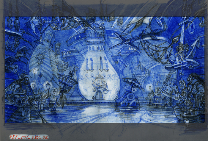 Разработка локации для мультфильма.