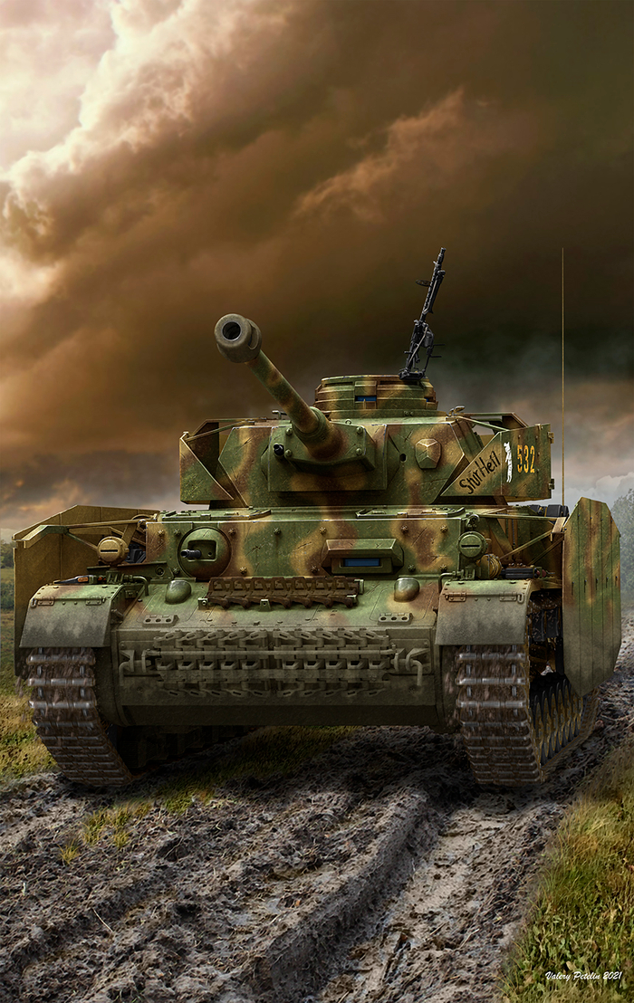 Panzerkampfwagen IV Ausf G ( box art for RFM )