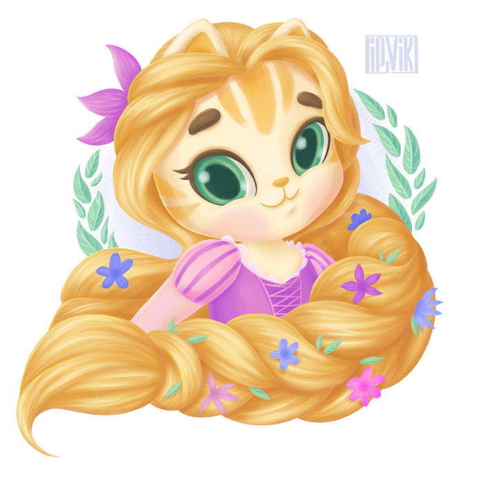 Кошечка Рапунцель