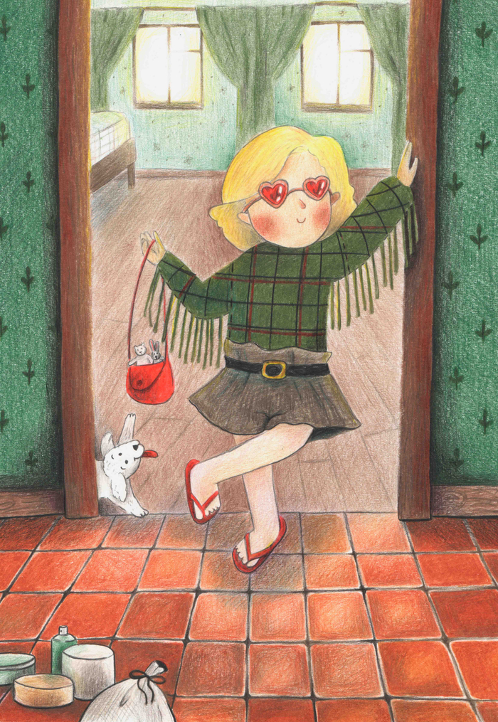 Иллюстрация для авторского проекта "Дедина Тайга"