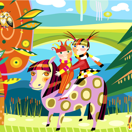 Дети в парке