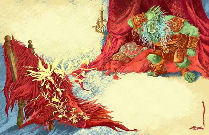 Иллюстрация к книге "Плащ Тролля" Анны Валенберг