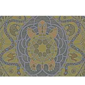 Форзац к сборнику сказок о животных Р. Киплинга