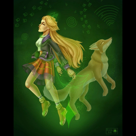 The fusion of person and wolf, one "Me"