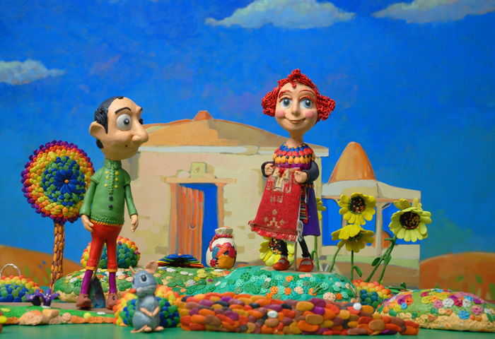 Герои армянских сказок, сделанные из пластилина