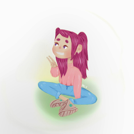 Я и моя широкая улыбка.