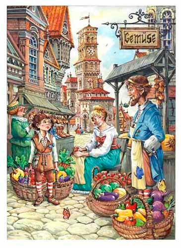 Иллюстрация " Карлик-Нос "