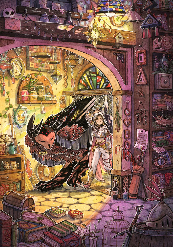 В антикварной лавке