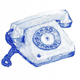 У меня зазвонил телефон..