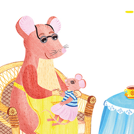 Разворот к сказке «Великие приключения маленькой мышки»