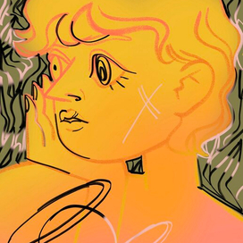 Парень с чёлкой