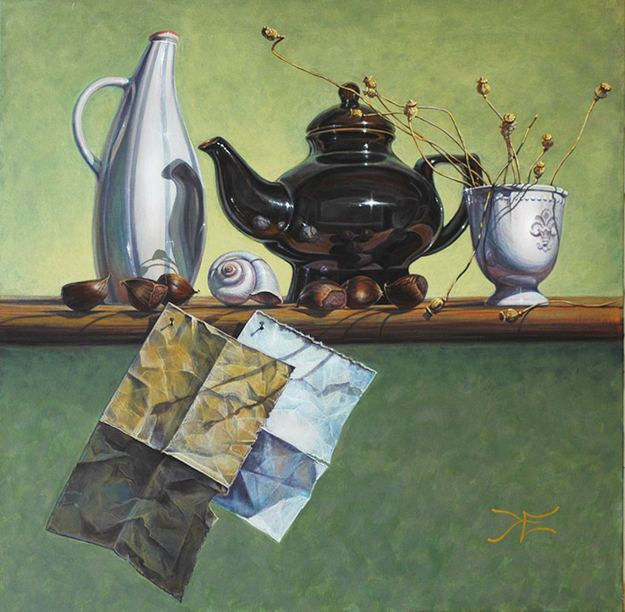 Каштаны и мак