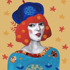 Девушка осень