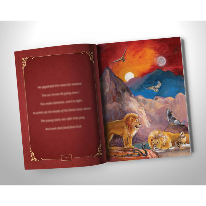 He made the moon to mark the seasons...