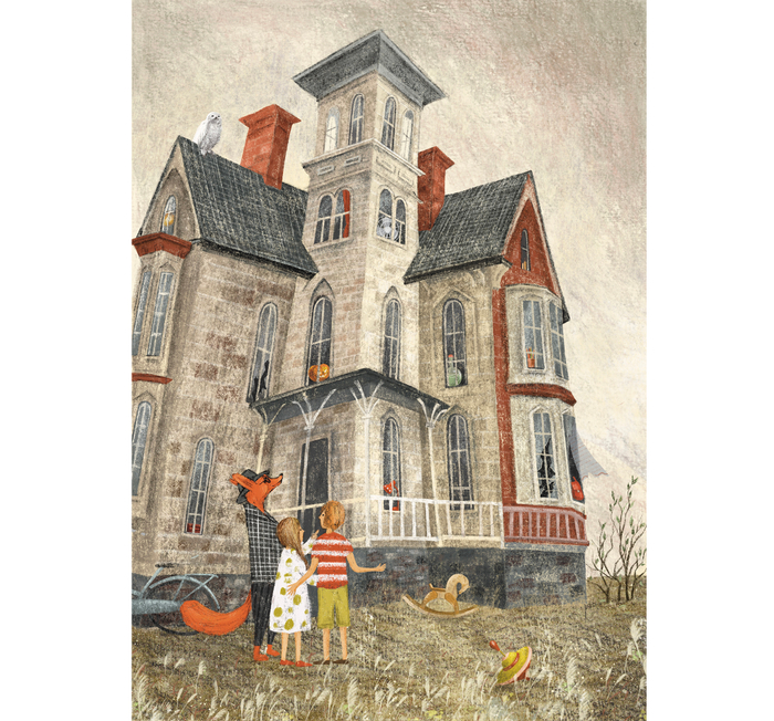 Иллюстрация для детской книги-квеста «Рыжий Фокс», издательство «Абраказябра»