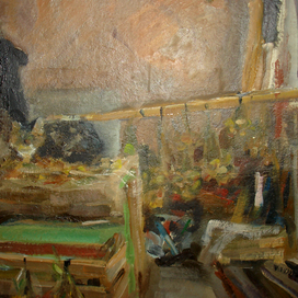 Кот на балконе