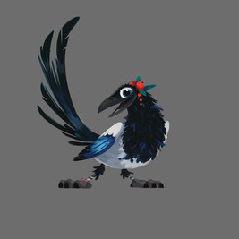 Персонаж Сорока для анимационного сериала "Лео и Тиг"