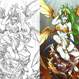 Раскраска ЛайнАрта 