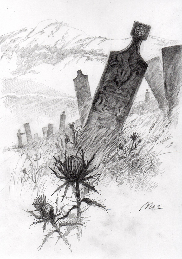 "Память предков" иллюстрация к повести "Времена Года" 