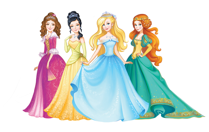 Персонажи для настольной игры для девочек. " Русский стиль"