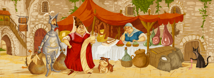 фрагмент оформления гастрономического отдела в магазине