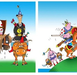 иллюстрации-богатыри