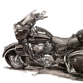 Indian Roadmaster, рисунок