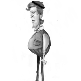 набросок -художник