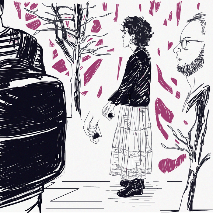 На выставке