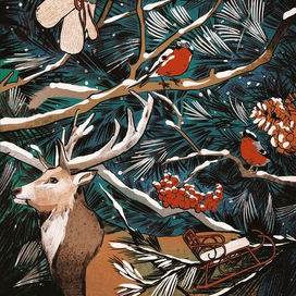 Обложка для зимнего выпуска журнала Province Life