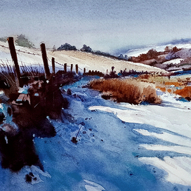 ,,Зима в горах Ирландии,,