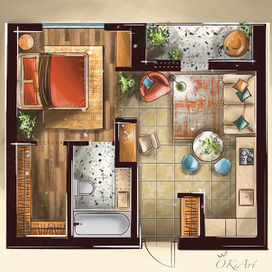 Планировка квартиры Скетч