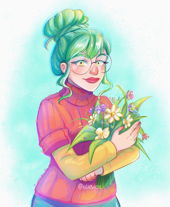 Открытка к 8 марта