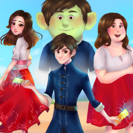 Red Shoes and the 7 Dwarf's