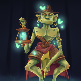 Тролль-привратник, концепт-арт