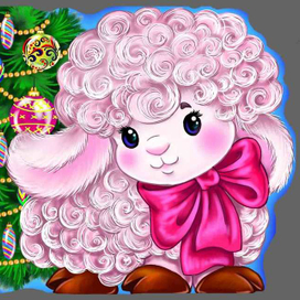 книжка-игрушка "Барашек"