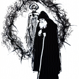 Dostoevsky "The Brothers Karamazov" Monk Zosima and Alyosha.