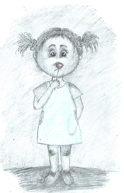 Девочка и конфетка