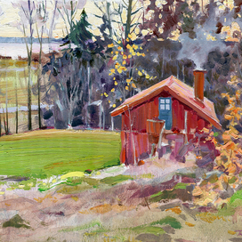  Осенний дымок 