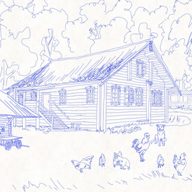 Фэнтези "Нити судьбы". Карточка локации. Охотничий домик Аронны.